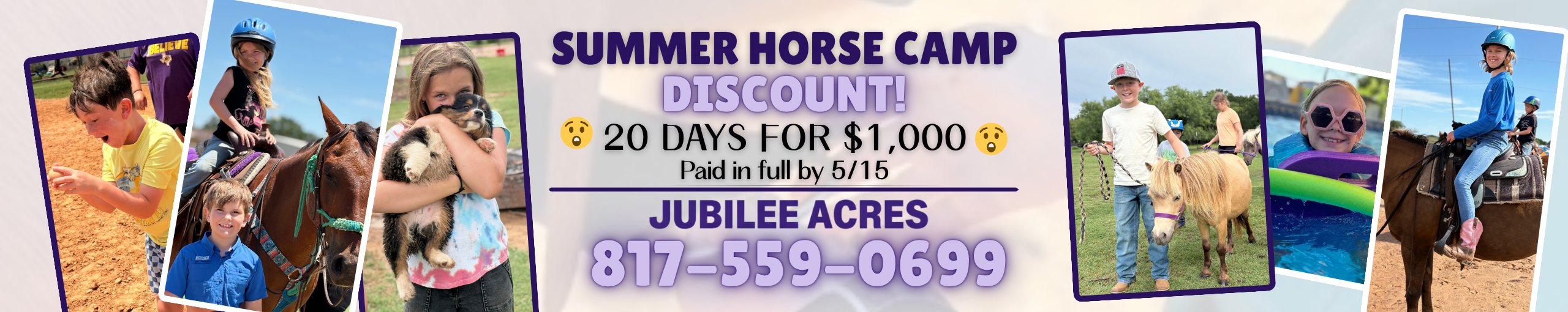 HORSE CAMP (2560 x 510 px) - Chamber Banners